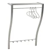 Wohnen Garderoben<75x113x29 Wandgarderobe in Nickelfarben - Jan