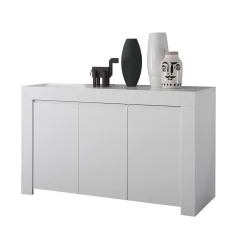 Wohnen Sideboards<138x81x42 Wangengestell Kommode in Weiß - Mikes