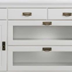 Wohnen Sideboards<180x84x40 Weißes Sideboard - Landhaus modern - Akbelev