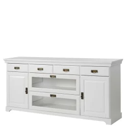 Wohnen Sideboards<180x84x40 Weißes Sideboard - Landhaus modern - Akbelev