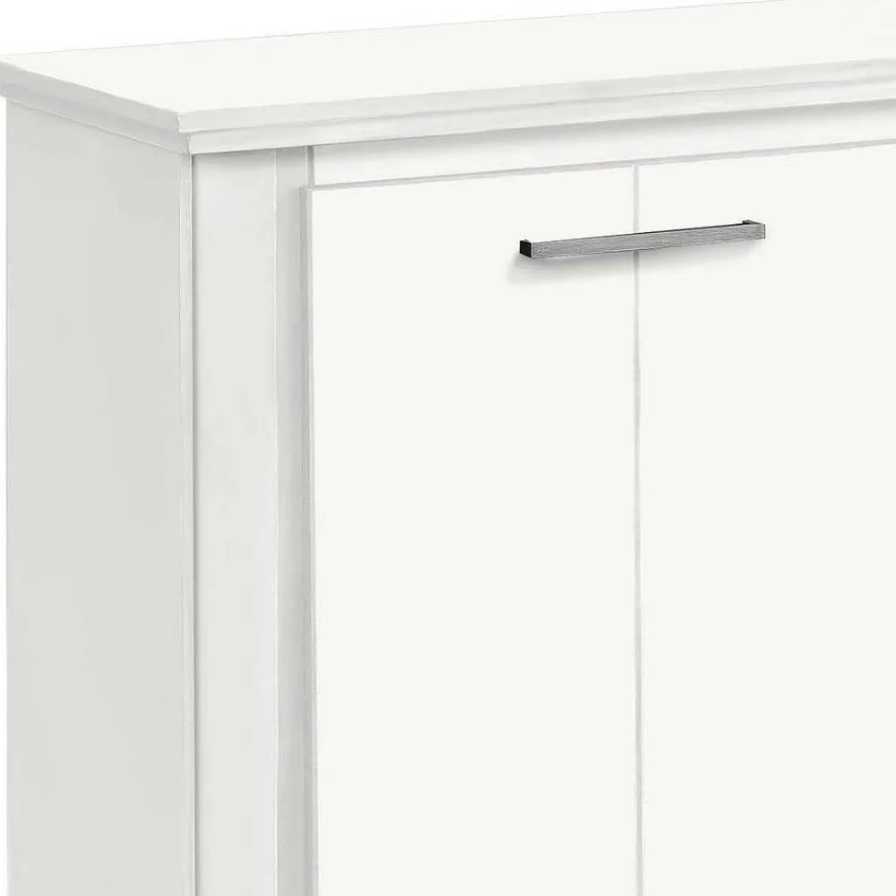 Wohnen Sideboards<170x82x35 Weißes Sideboard auf Sockel - Enzetra