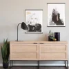 Wohnen Sideboards<160x75x41 White Wash Kommode aus Eiche - Myras I