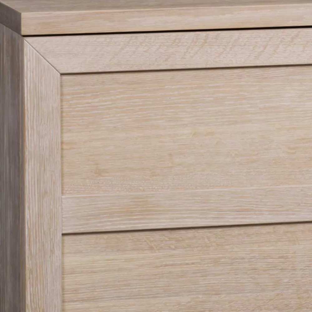 Wohnen Sideboards<160x75x41 White Wash Kommode aus Eiche - Myras I