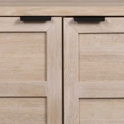 Wohnen Sideboards<160x75x41 White Wash Kommode aus Eiche - Myras I