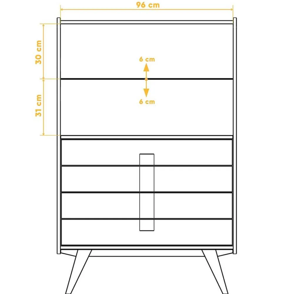Wohnen Highboards|Vitrinen<100x154x50 Wildeiche Schrank mit zwei Glastüren - Hardus