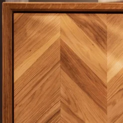 Wohnen Sideboards<144x80x45 Wildeiche Schrank 3-türig & 3 Fächer - Kerfa