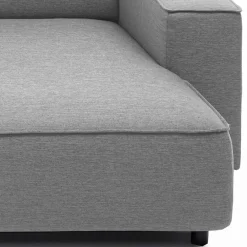 Wohnen Sofas<324x70x195 Wohnlandschaft in Hellgrau - Brianco
