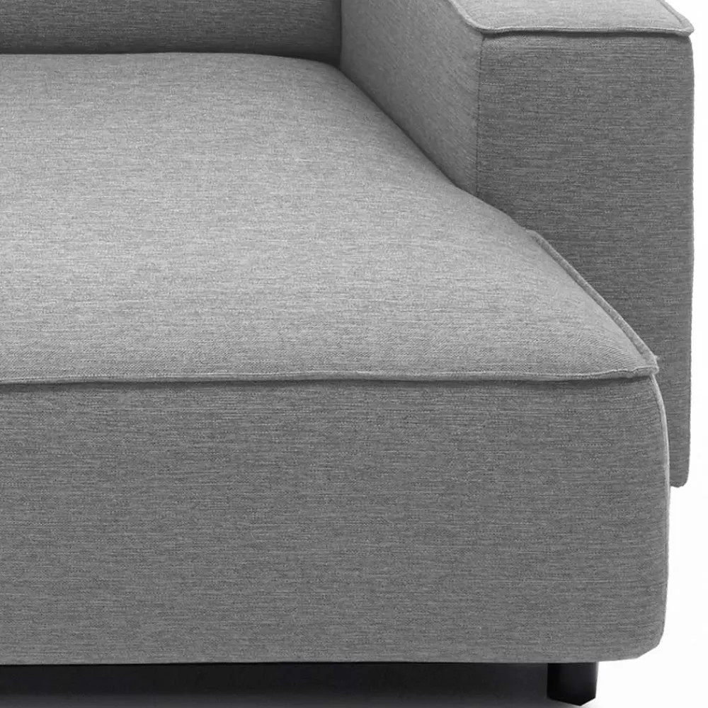 Wohnen Sofas<324x70x195 Wohnlandschaft in Hellgrau - Brianco