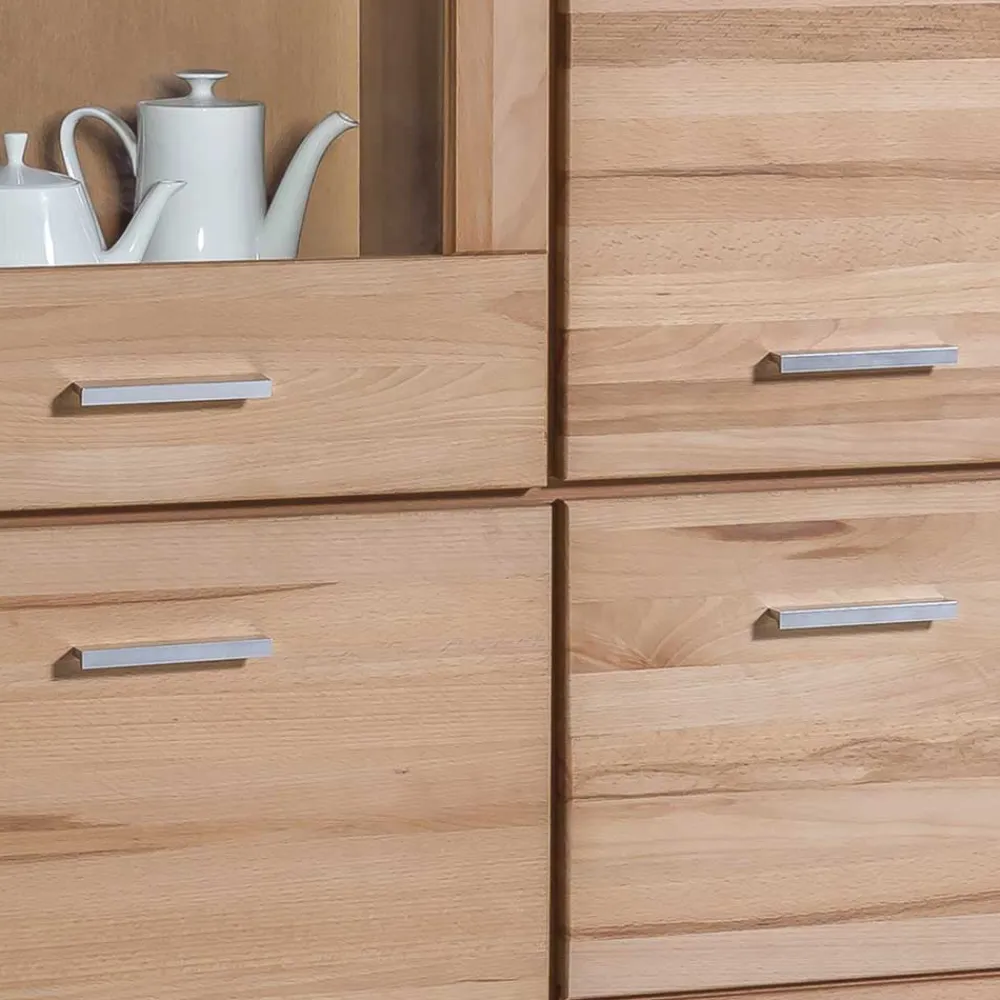 Wohnen Highboards<108x140x40 Wohnraum Highboard in Kernbuche - Uhelia