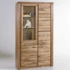Wohnen Vitrinen<108x200x40 Wohnraum Schrank aus Wildeiche - Maila