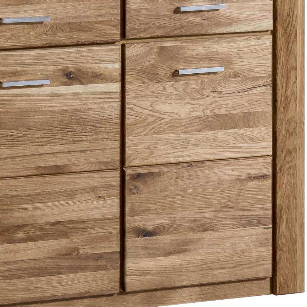 Wohnen Vitrinen<108x200x40 Wohnraum Schrank aus Wildeiche - Maila