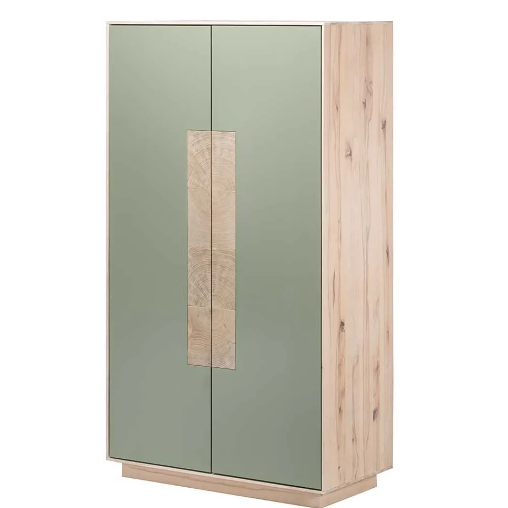 Wohnen Highboards<90x120x45 Wohnzimmer Highboard in Grau & Buche - Ajevos