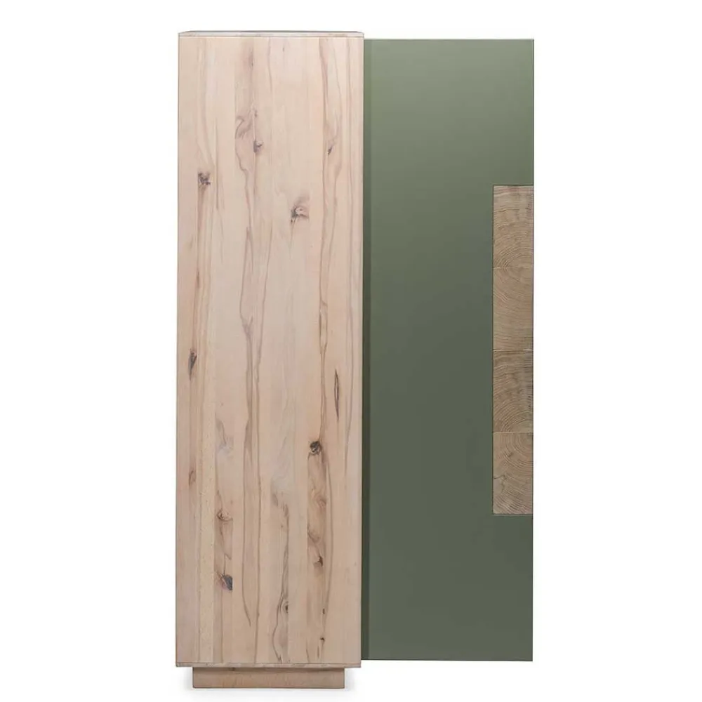 Wohnen Highboards<90x120x45 Wohnzimmer Highboard in Grau & Buche - Ajevos