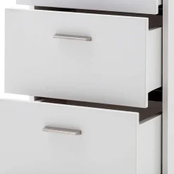 Wohnen Kommoden<42x98x44 Wohnzimmer Hochkommode mit LED - Nusenia