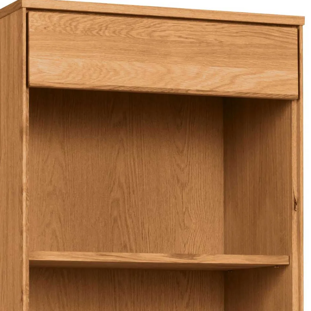 Wohnen Regale|Vitrinen<63x197x41 Wohnzimmer Regal mit 3 Fächern & Tür - Sennya
