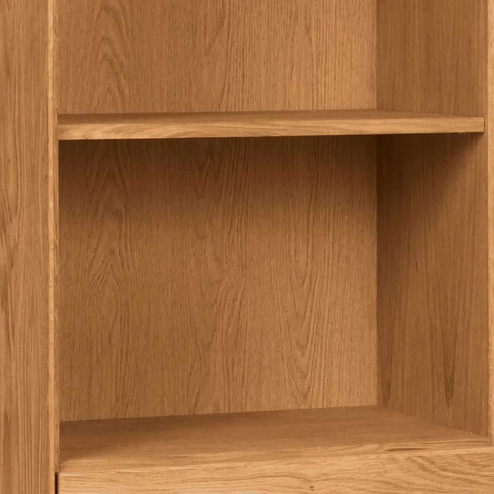 Wohnen Regale|Vitrinen<63x197x41 Wohnzimmer Regal mit 3 Fächern & Tür - Sennya