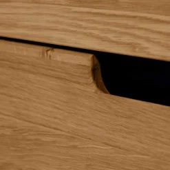 Wohnen Highboards|Kommoden<162x148x42 Wohnzimmer Schrank mit Glas Einsätzen - Sennya I