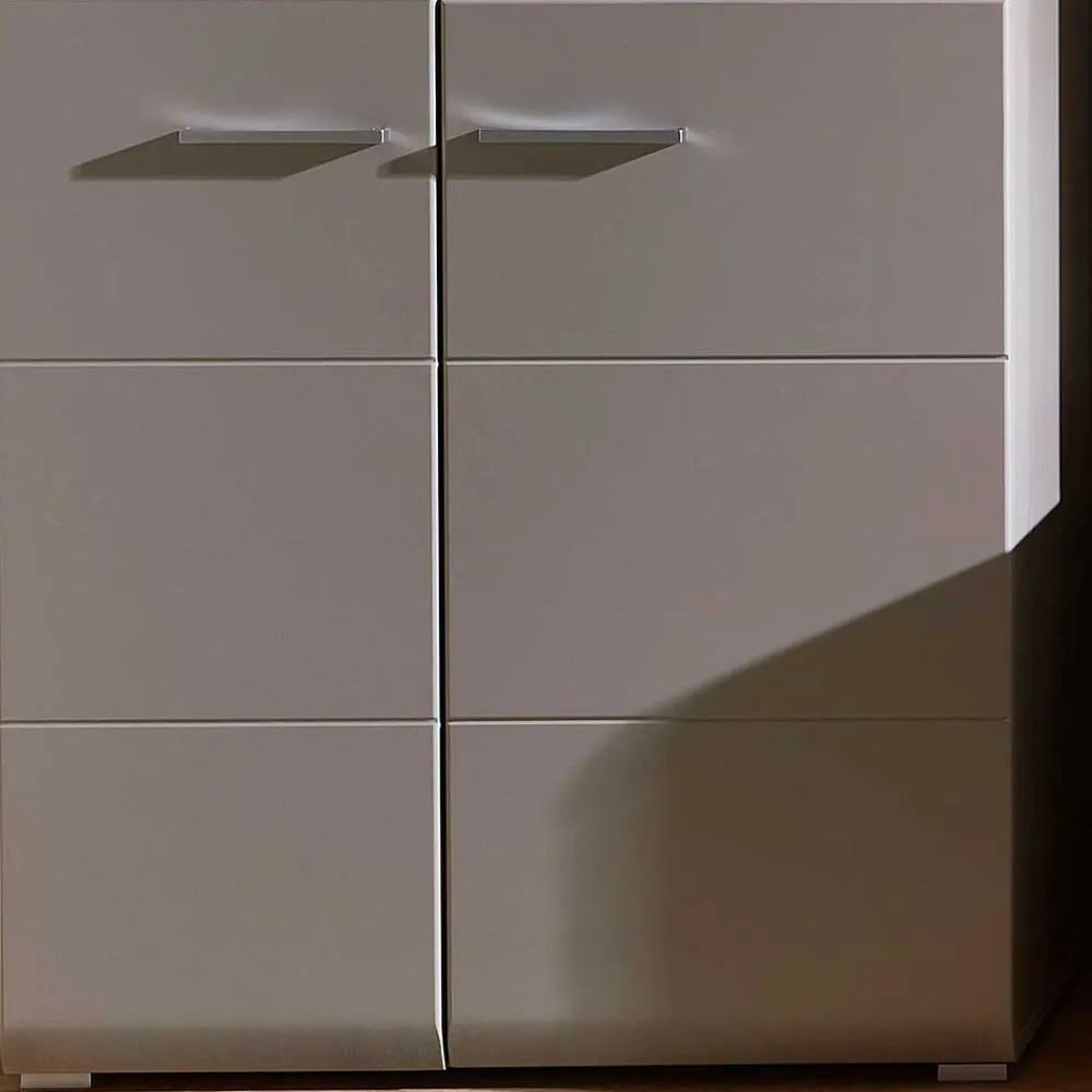 Wohnen Highboards|Vitrinen<80x139x37 Wohnzimmer Schrank mit Glas Einsatz - Fraguca