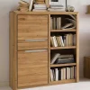 Wohnen Regale<114x134x41 Wohnzimmer Schrank mit Regal Teil - Croconia