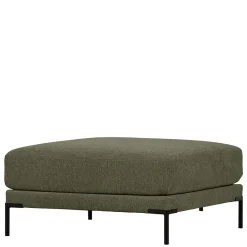 Wohnen Hocker<100x44x100 Wohnzimmerhocker in Dunkelgrün - Arraggo