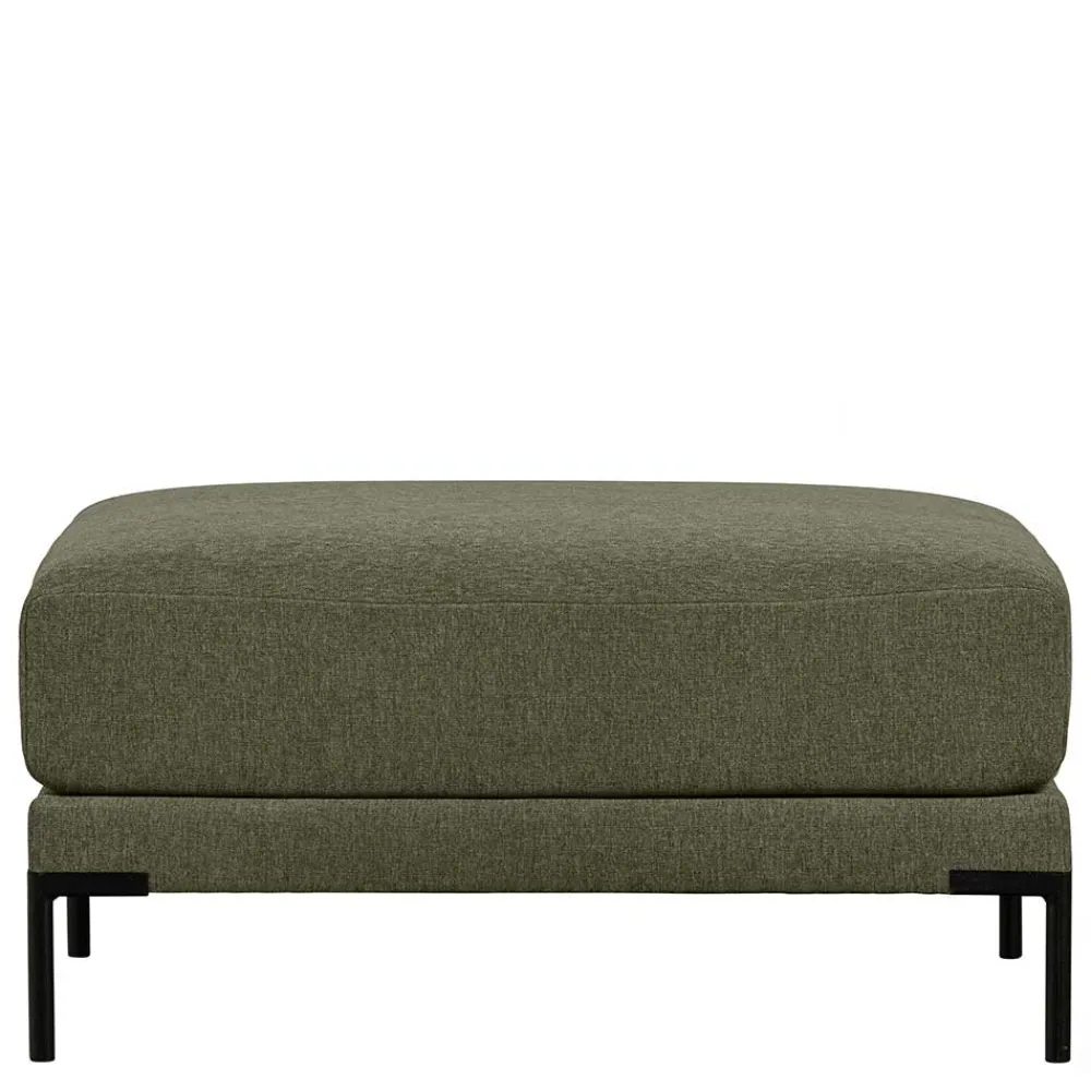 Wohnen Hocker<100x44x100 Wohnzimmerhocker in Dunkelgrün - Arraggo