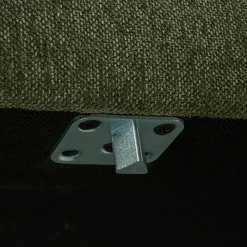 Wohnen Hocker<100x44x100 Wohnzimmerhocker in Dunkelgrün - Arraggo