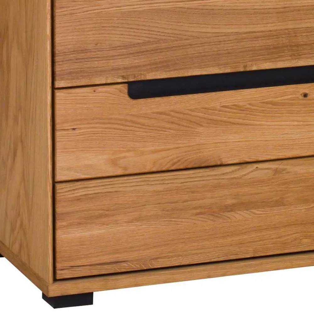 Wohnen Regale|Vitrinen<63x148x41 Wohnzimmerregal in Eiche - Sennya I