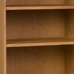 Wohnen Regale|Vitrinen<63x148x41 Wohnzimmerregal in Eiche - Sennya I