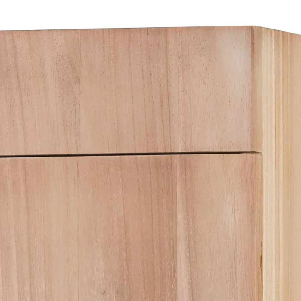Wohnen Vitrinen<57x200x48 Wohnzimmerschrank aus Teak - Nekella I