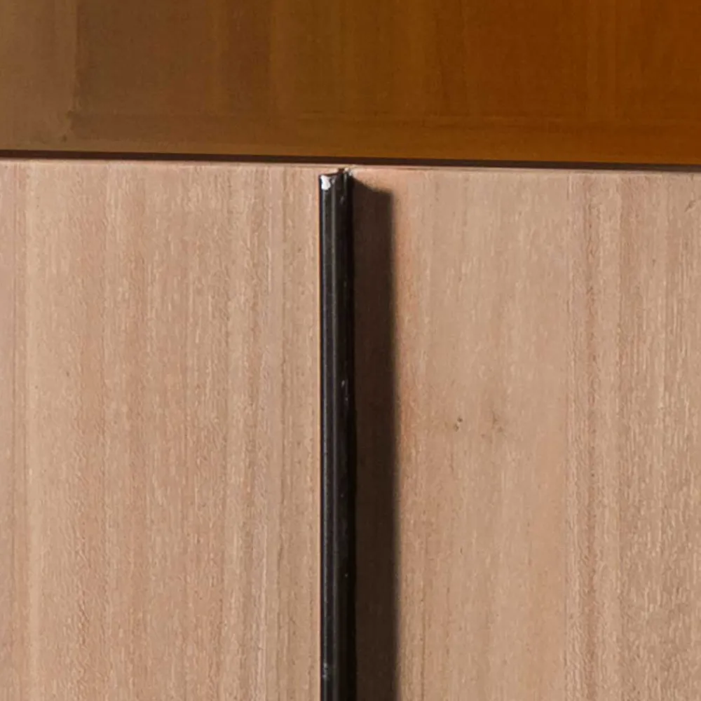 Wohnen Vitrinen<57x200x48 Wohnzimmerschrank aus Teak - Nekella I