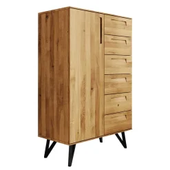 Wohnen Highboards<91x140x45 Wohnzimmerschrank mit sechs Schubladen - Mandirov