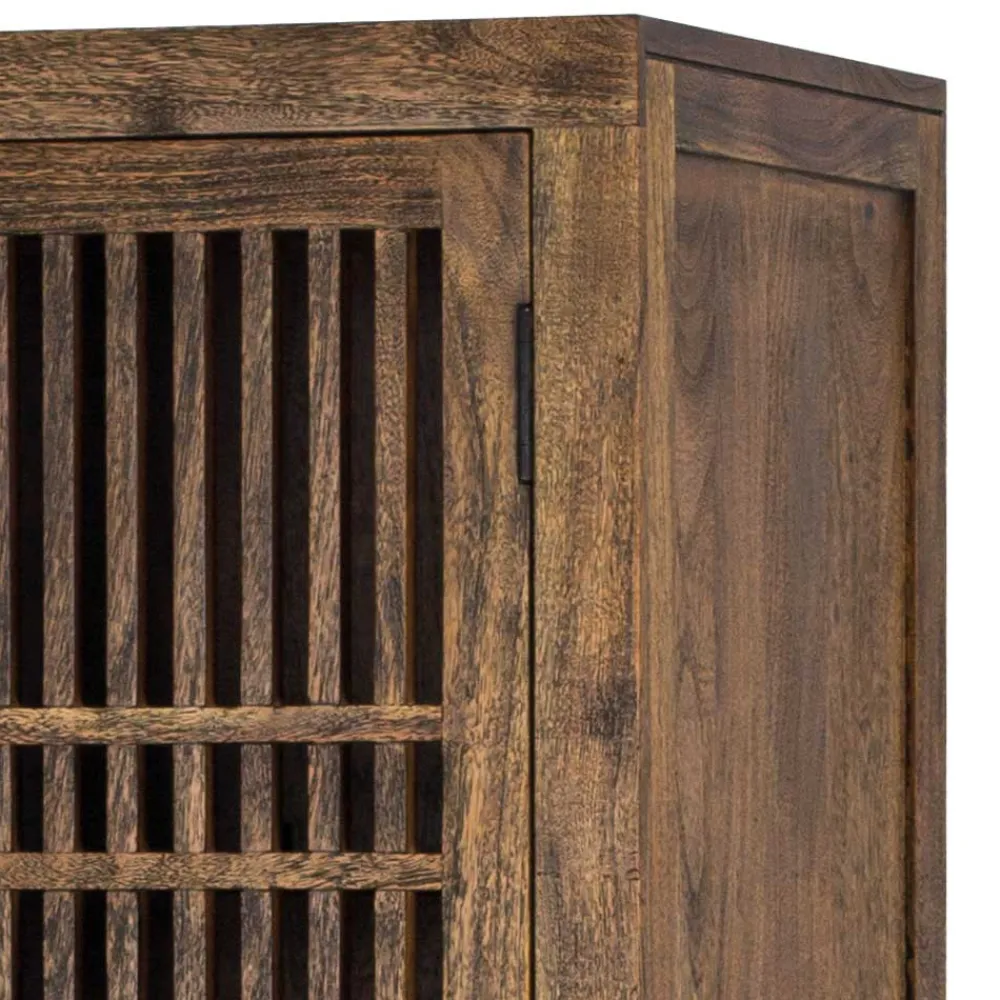 Wohnen Vitrinen<100x160x45 Wohnzimmerschrank mit zwei Türen - Charin