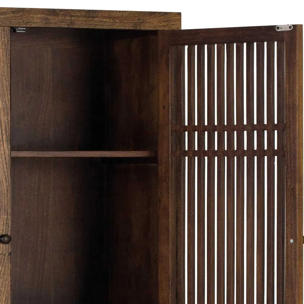 Wohnen Vitrinen<100x160x45 Wohnzimmerschrank mit zwei Türen - Charin
