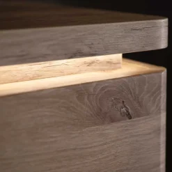 Wohnen Highboards|Kommoden<150x124x38 Wohnzimmerschrank mit Glas modern - Bekunion