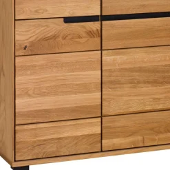 Wohnen Vitrinen<102x197x42 Wohnzimmerschrank mit Glas - 4-türig - Sennya
