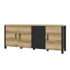 Wohnen Sideboards<193x79x43 Zweifarbiges Sideboard in Eiche NB - Kanellas