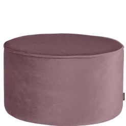 Wohnen Hocker<60x36x60 Zylinderförmiger Hocker aus Samt - Jowella
