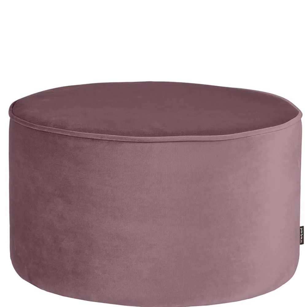 Wohnen Hocker<60x36x60 Zylinderförmiger Hocker aus Samt - Jowella