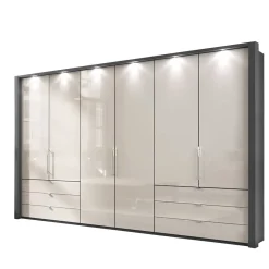 Wohnen Kleiderschränke<XXL Kleiderschrank mit Falttüren - Nasses