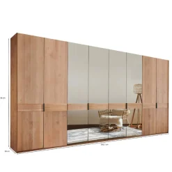 Wohnen Kleiderschränke<XXL-Schlafzimmerschrank mit acht Türen - Murray