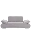 Wohnen Sofas<Zweier Sofa in Silbergrau und Chrom - Bergion