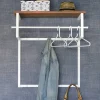 Wohnen Garderoben<Zweifarbige Hängegarderobe im Loft Chic - Duvinia