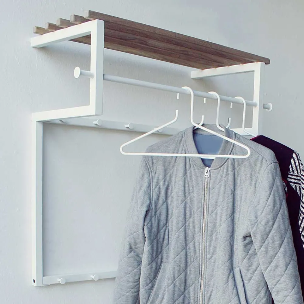 Wohnen Garderoben<Zweifarbige Hängegarderobe im Loft Chic - Duvinia
