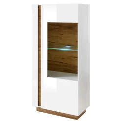 Wohnen Wohnwände<Zweifarbige Wohnzimmer Möbel Kombi - Myrda (vierteilig)