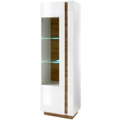 Wohnen Wohnwände<Zweifarbige Wohnzimmer Möbel Kombi - Myrda (vierteilig)