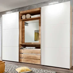 Wohnen Kleiderschränke<Zweifarbiger Schlafzimmerschrank extravagant - Stufania
