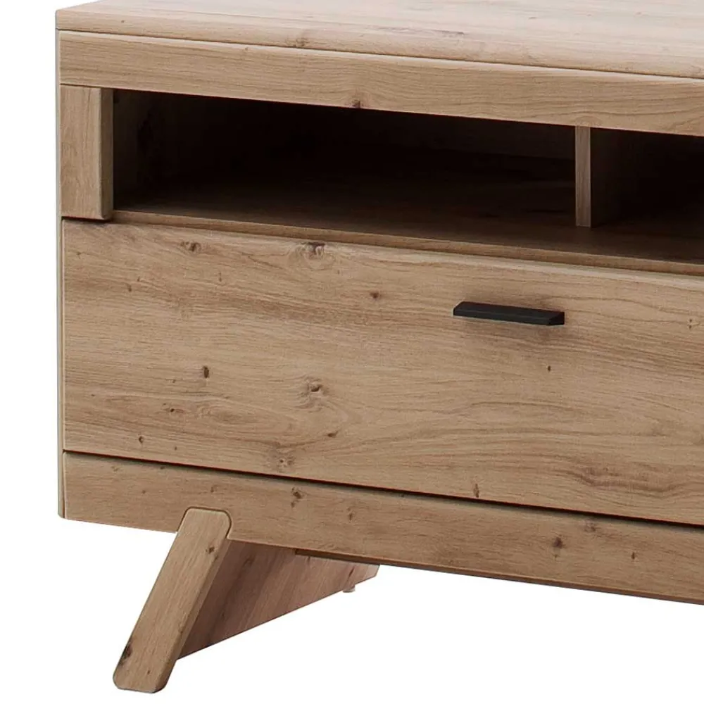 Wohnen Tv & Hifi-Möbel|Lowboards<Zweifarbiger TV Unterschrank 159x65x51cm - Larinca