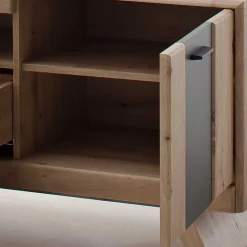 Wohnen Tv & Hifi-Möbel|Lowboards<Zweifarbiger TV Unterschrank 159x65x51cm - Larinca