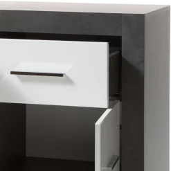 Wohnen Sideboards<Zweifarbiges Design-Sideboard 97cm hoch - Istensa