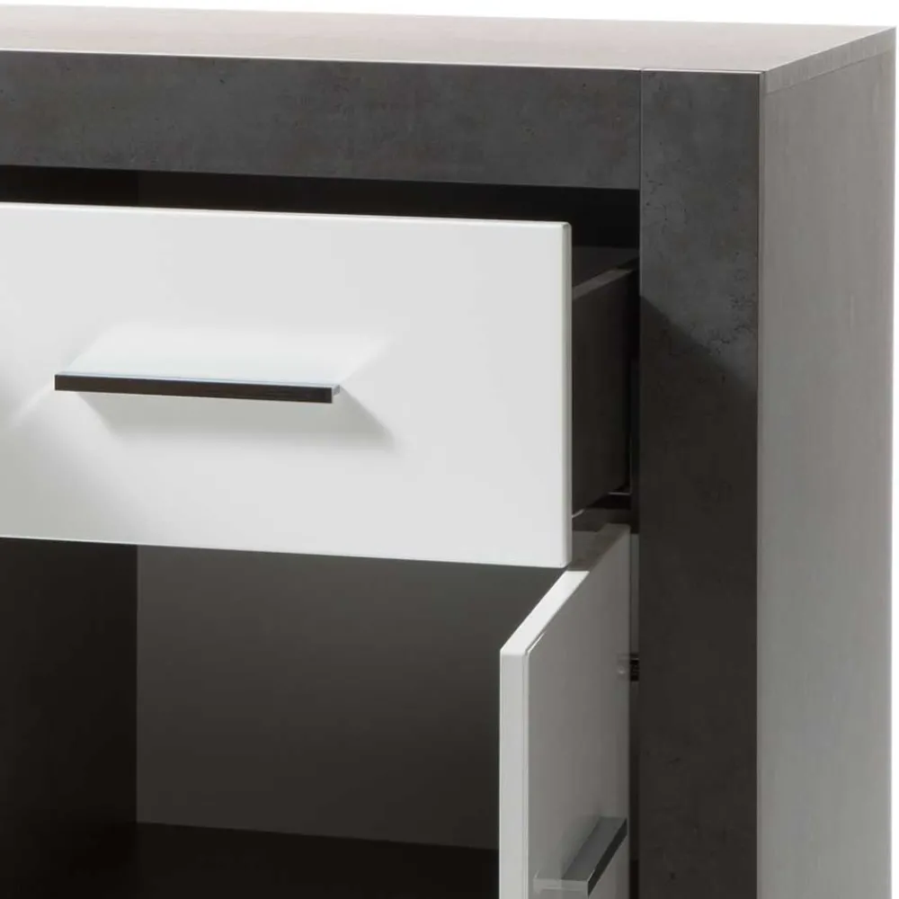 Wohnen Sideboards<Zweifarbiges Design-Sideboard 97cm hoch - Istensa